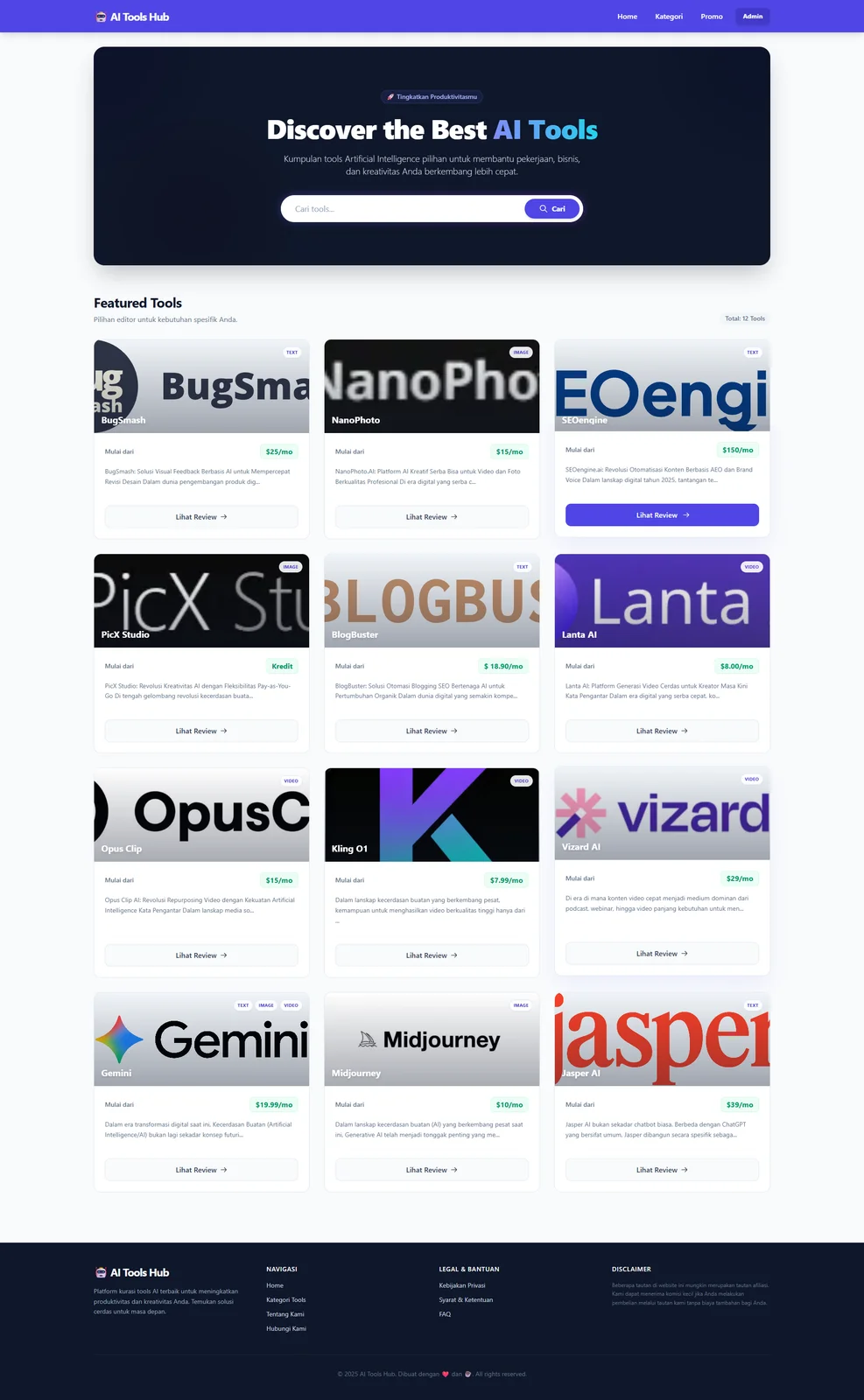 AI Tools Hub
