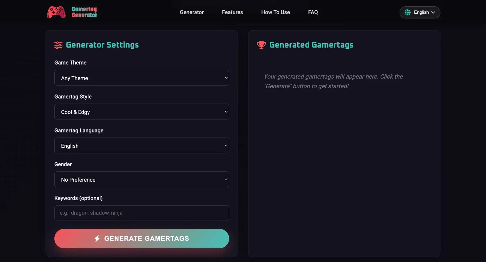 Gamertag Generator