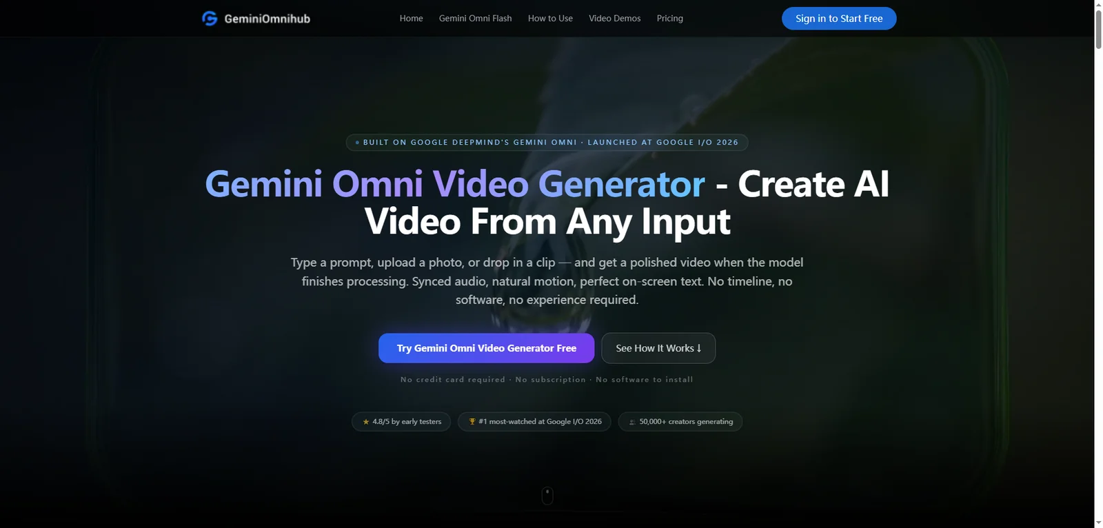 Gemini Omni AI Video Generator