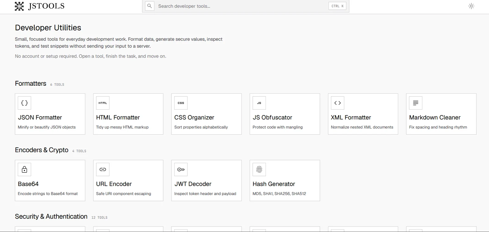 JavaScript Tools