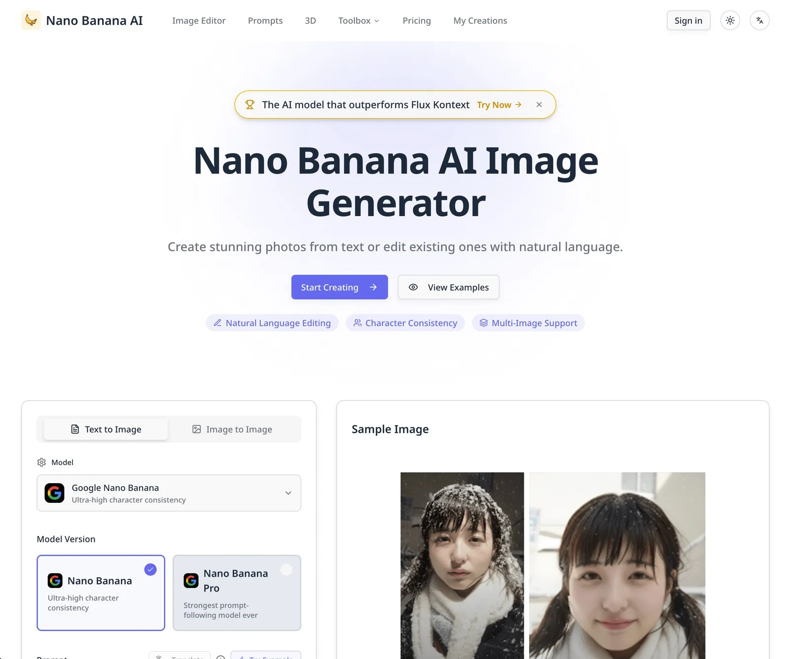 Nano Banana - Professional Image Creator