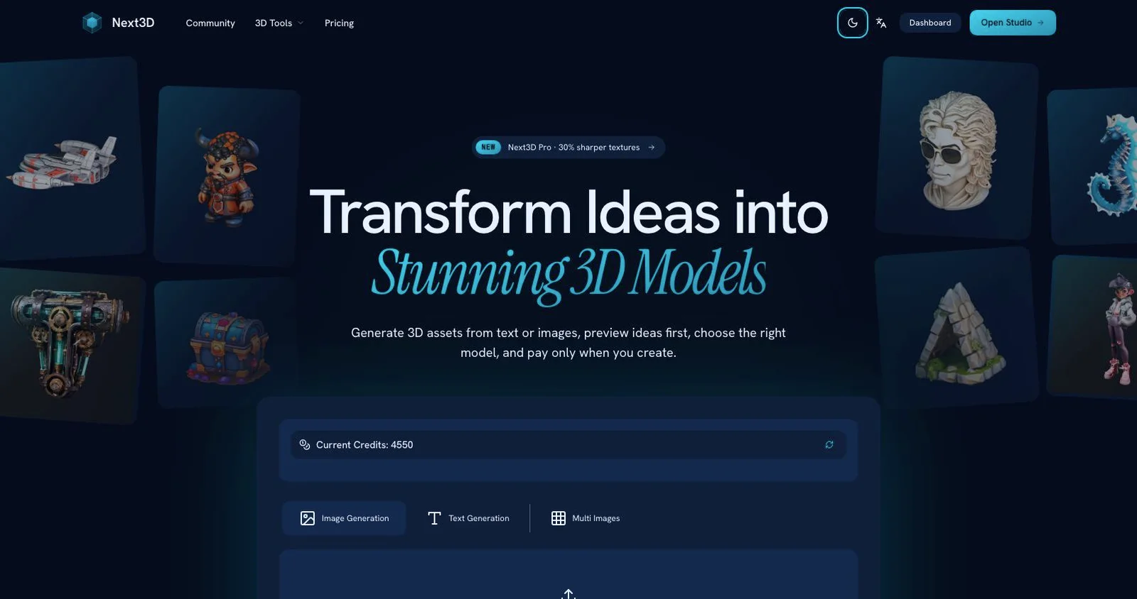 Next3D AI 3D Model Generator