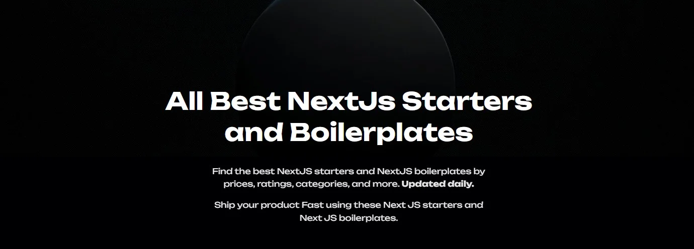 NextJs Starters