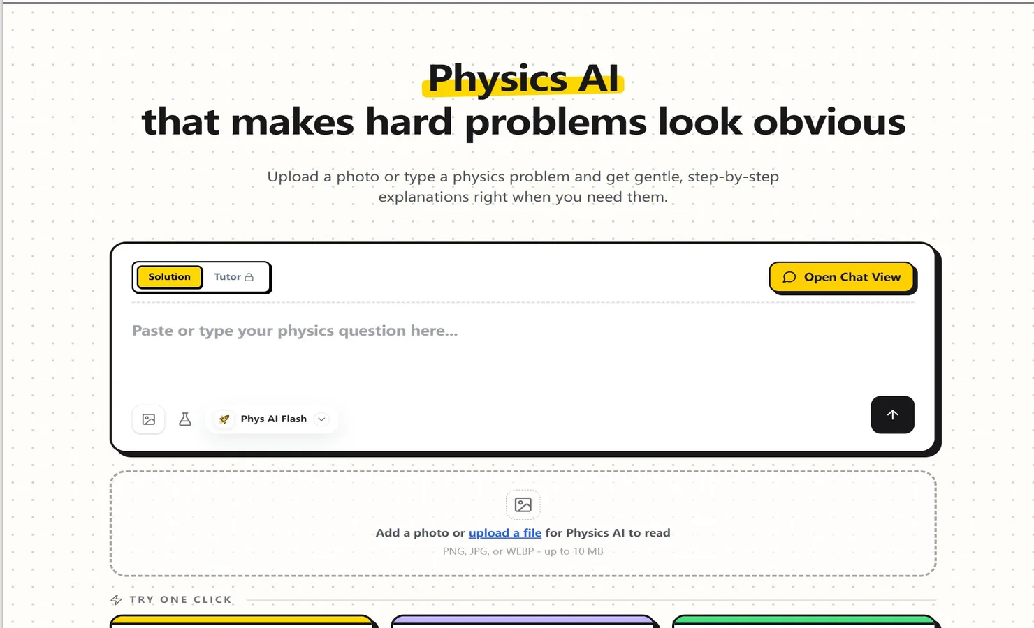 Physics AI Solver Tool