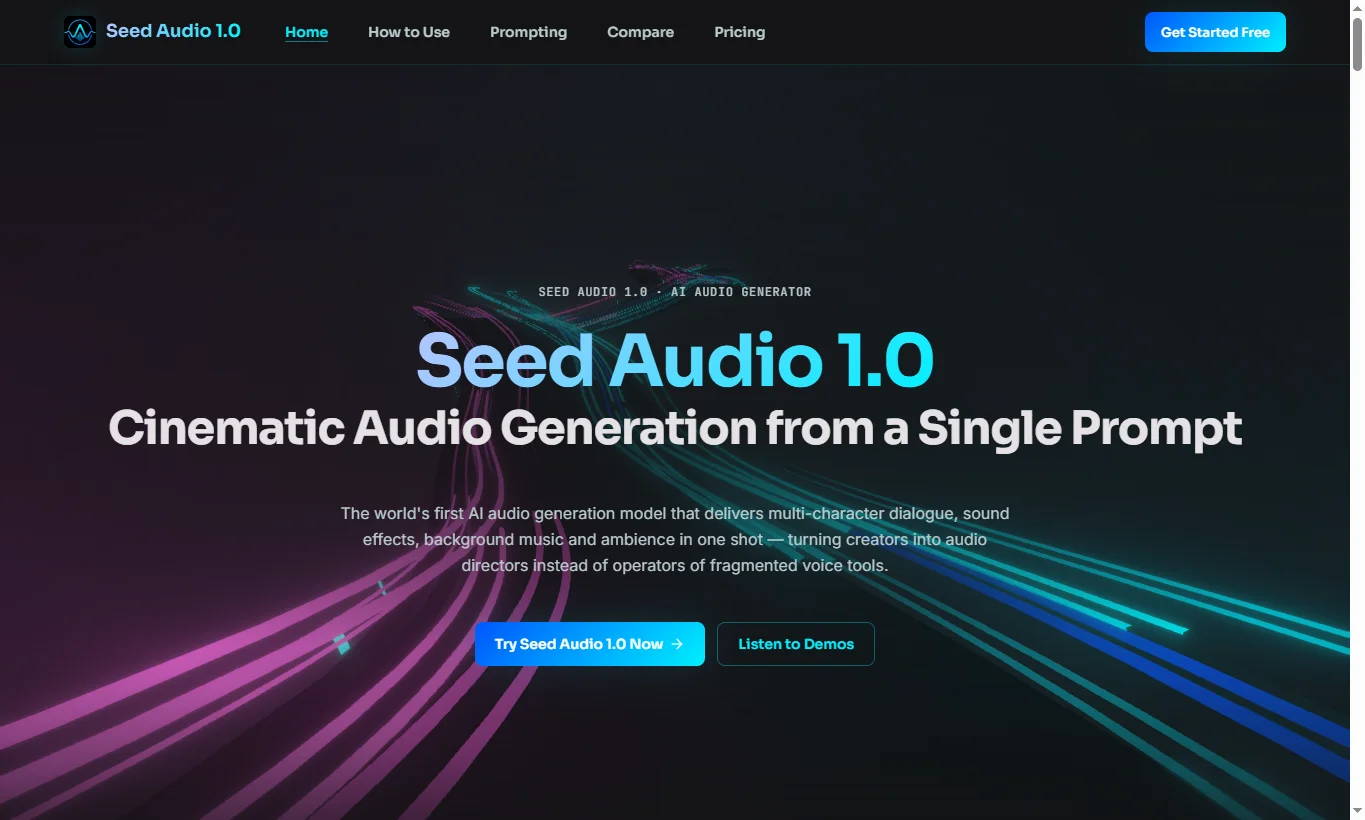 Seed Audio 1.0