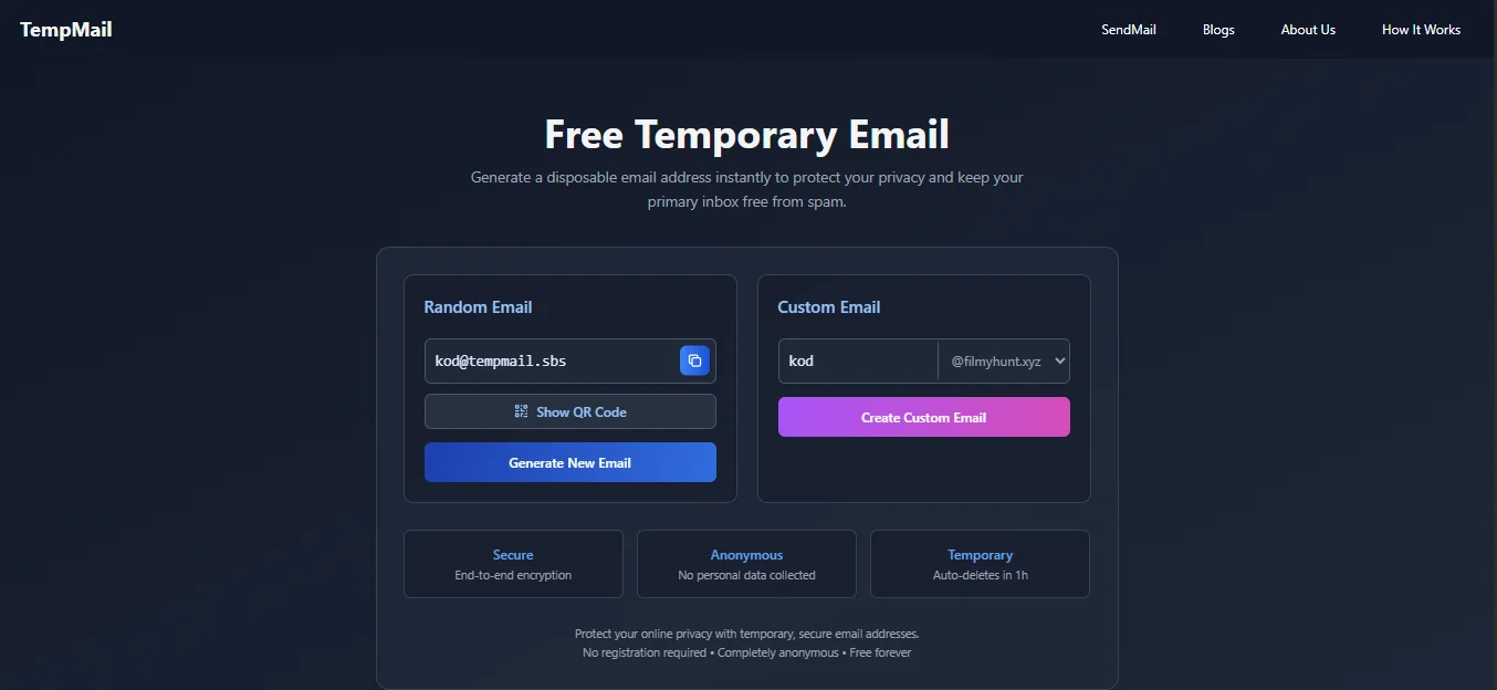 TempMail.sbs