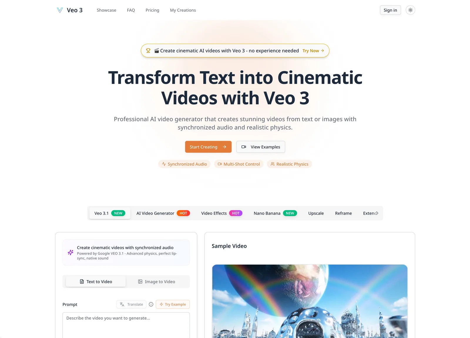 Veo 3 – Easy Video Creation
