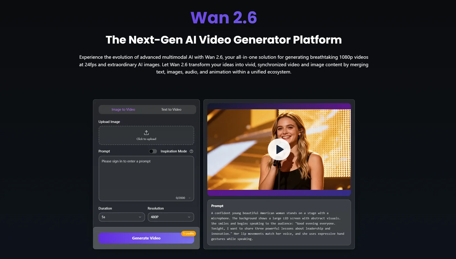 Wan 2.6 AI Video